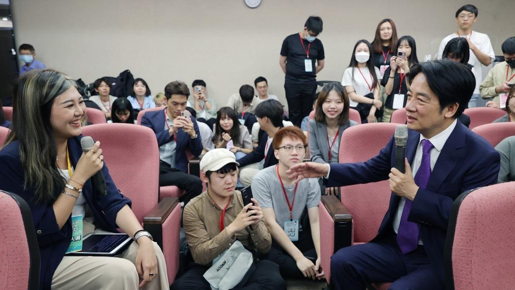 賴清德出席「亞太青年協會第七屆政治幕僚培訓營」。（圖／總統府提供）