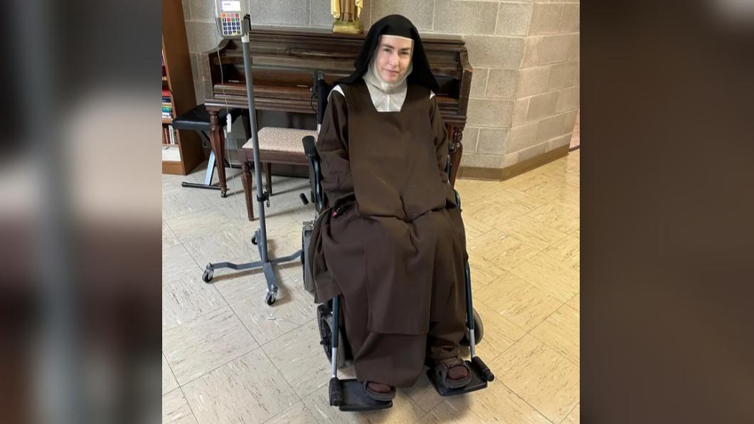 43歲身障修女特蕾莎（Teresa Agnes Gerlach）「調情」神父被驅逐。（圖／翻攝自《紐約郵報》）