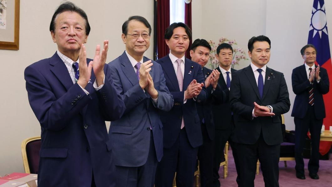 日本在野黨訪團抵台，蔡英文、賴清德分別接見。（圖／總統府提供）