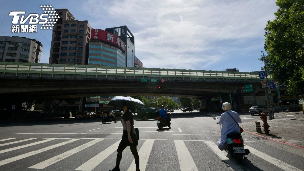 台北市要防範38度以上高溫。（圖／胡瑞麒攝）