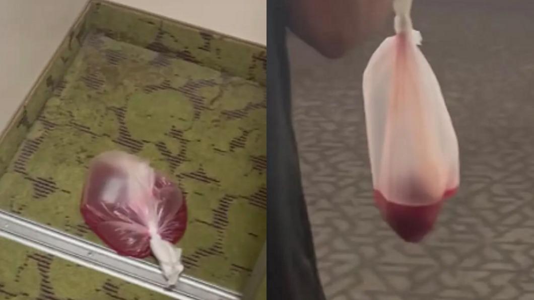 希爾頓花園酒店（Tallahassee Hilton Garden Inn）房內發現「紅液體塑膠袋」。（圖／翻攝自《紐約郵報》）