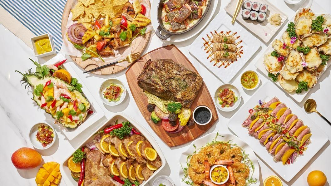 台北六福萬怡酒店敘日全日餐廳推出全新一季主題餐檯「繽紛夏日節」。（圖／業者提供）