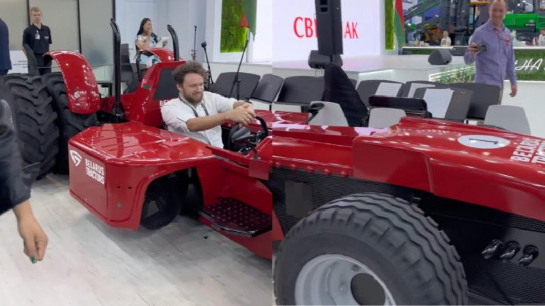 白俄羅斯農具大廠造出方程式賽車。（圖／Belarus Tractors提供）