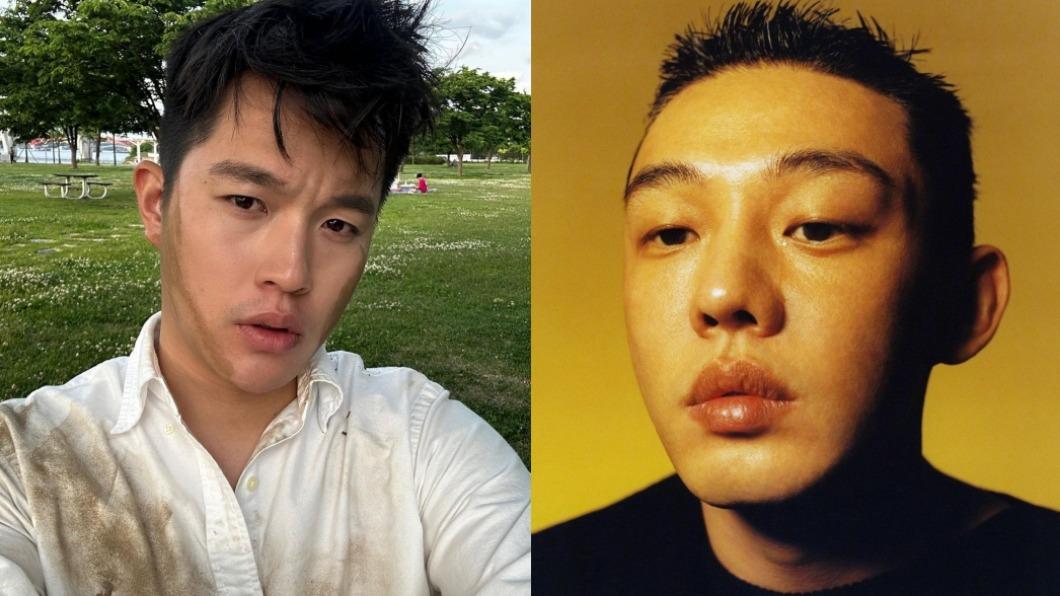 韓國YouTuber「Hairmon」（左）傳出被劉亞仁強迫呼麻。（圖／翻攝自Hairmon、劉亞仁IG）