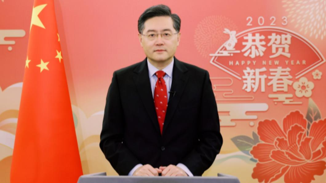 中國外交部長秦剛已經三週未公開露面。（圖／翻攝自中國外交部） 