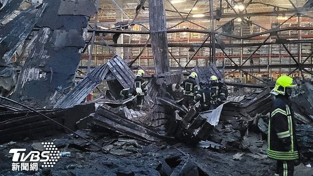 遭俄軍轟炸造成市區多處建築損毀的烏克蘭敖德薩。（圖／達志影像美聯社）