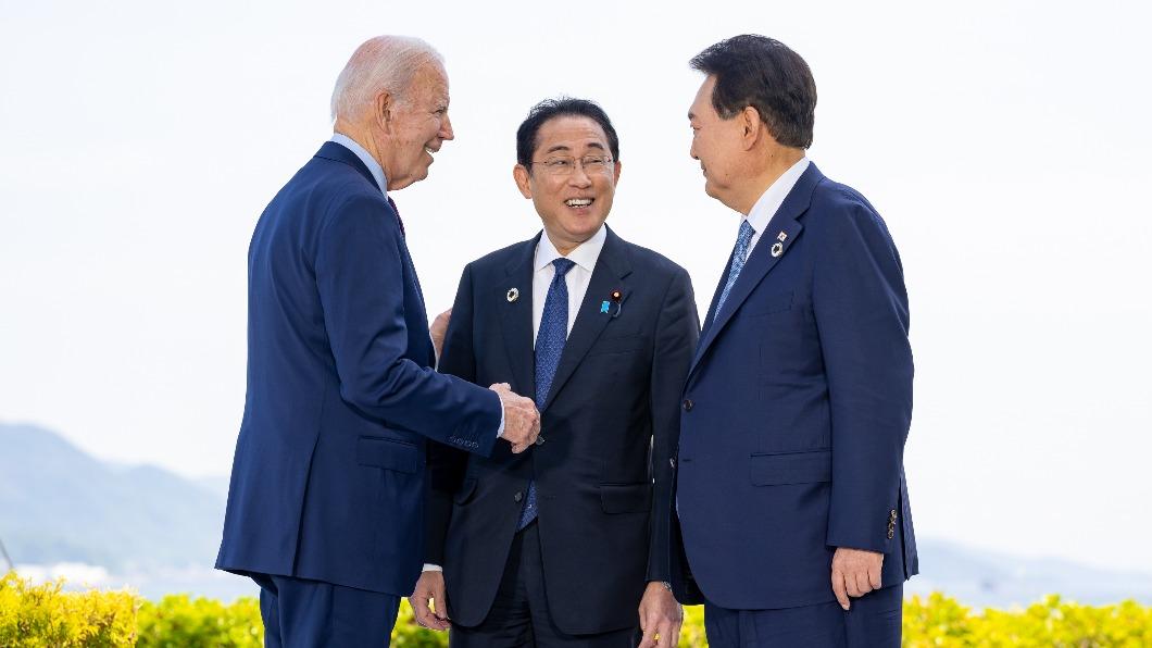 美日韓領袖8月18日將舉行高峰會。（圖／翻攝自President Biden推特）