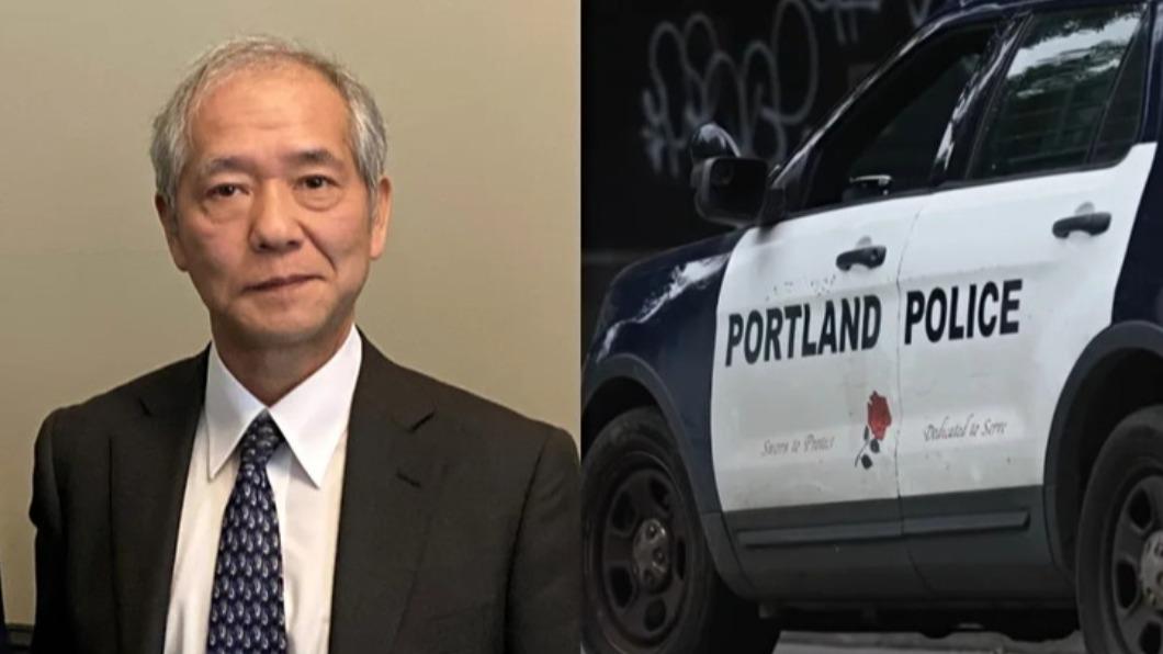 日本駐美國俄勒岡州波特蘭市（Portland）領事館總領事吉岡雄三當街遇襲。（圖／翻攝自@newsdayo_2017推特）