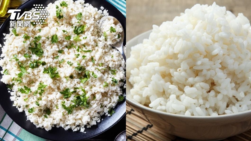 花椰菜米熱量低但飽腹感不足，完全取代主食可能會導致能量降低。（示意圖／shutterstock達志影像）