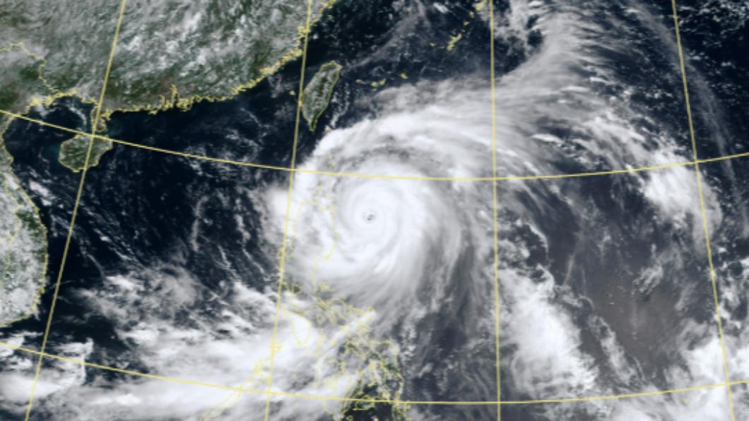 杜蘇芮颱風眼清晰可見。（圖／氣象局）
