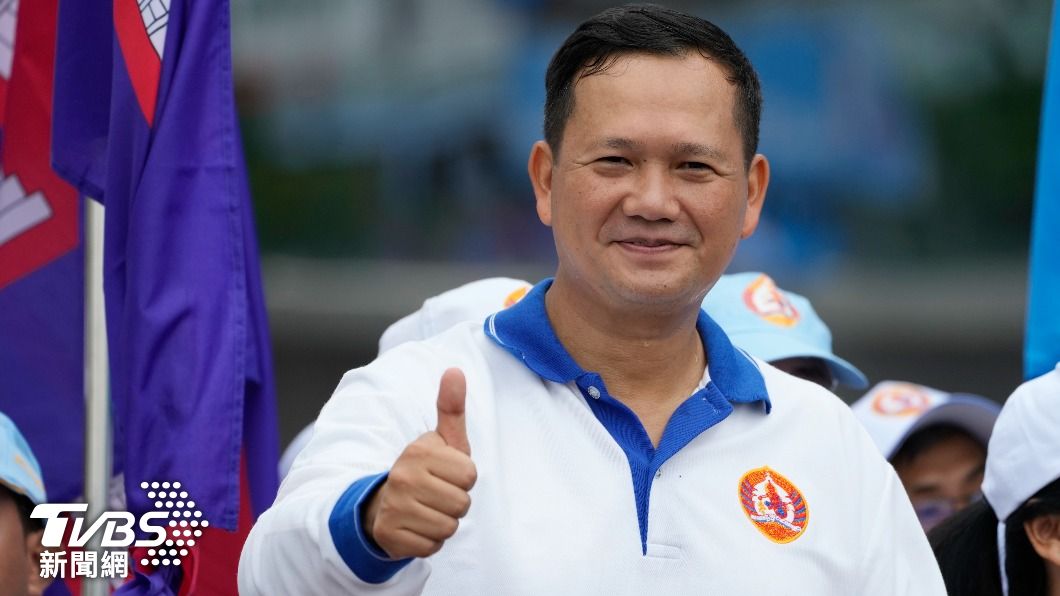 柬埔寨新任領導人洪瑪奈。（圖／達志影像美聯社）