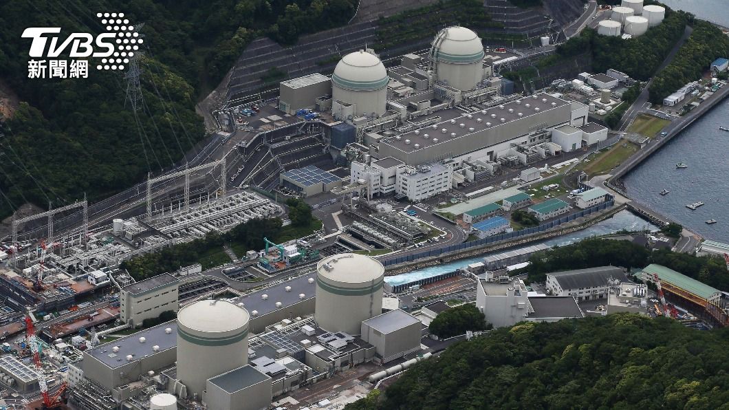 日本高濱核電廠。（圖／達志影像美聯社）