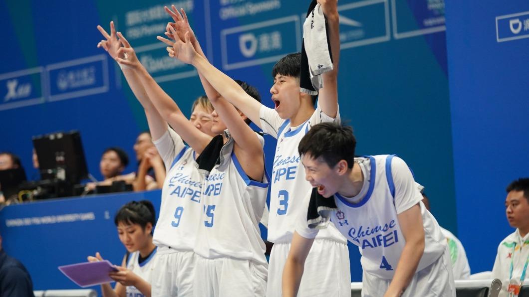 中華女籃在世大運首戰順利擊敗捷克。（圖／大專體總提供）