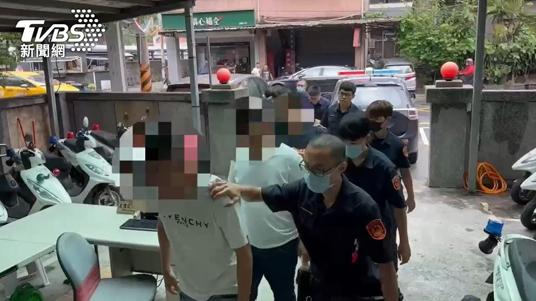 陳男等9人被警方移送法辦。（圖／TVBS）