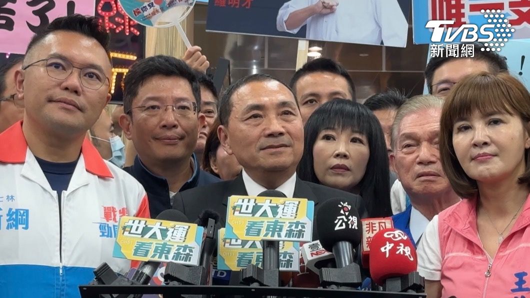 國民黨總統參選人侯友宜。（圖／TVBS）