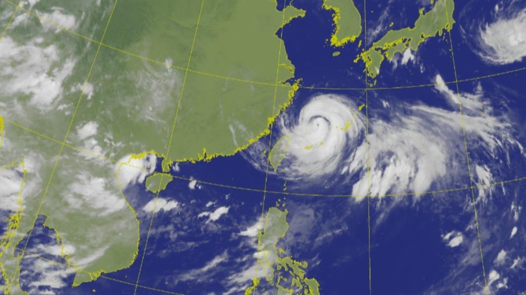 「卡努」颱風襲台。（圖／翻攝自中央氣象局官網）