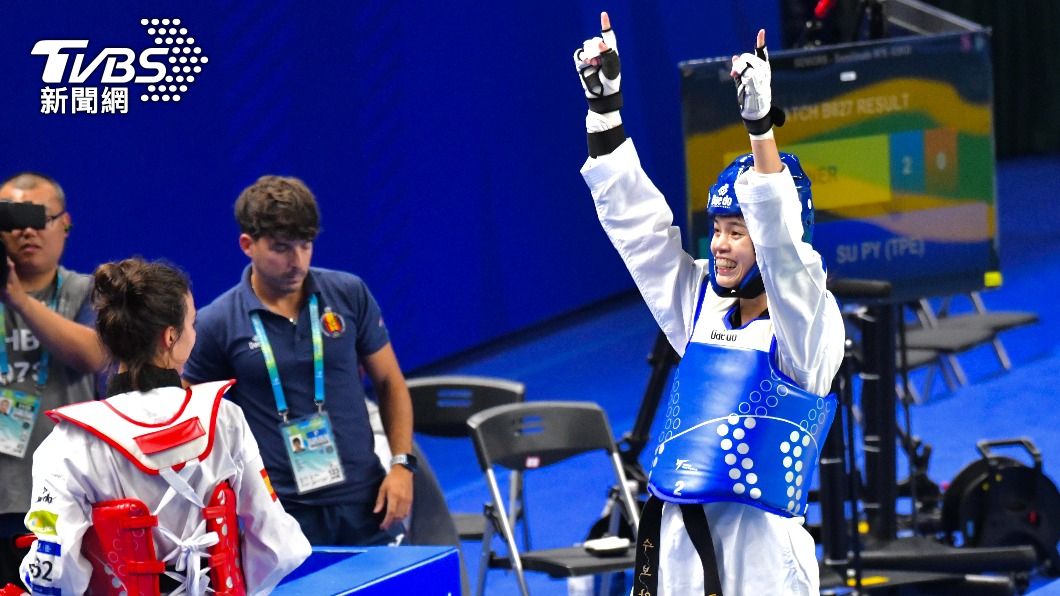 蘇柏亞雖無緣衛冕，仍在跆拳道53公斤級拿下銀牌。（圖／胡瑞麒攝）