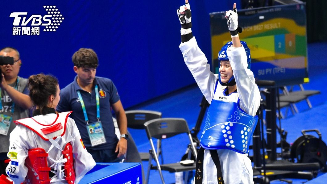 蘇柏亞晉級女子53公斤決賽爭金。（圖／胡瑞麒攝）