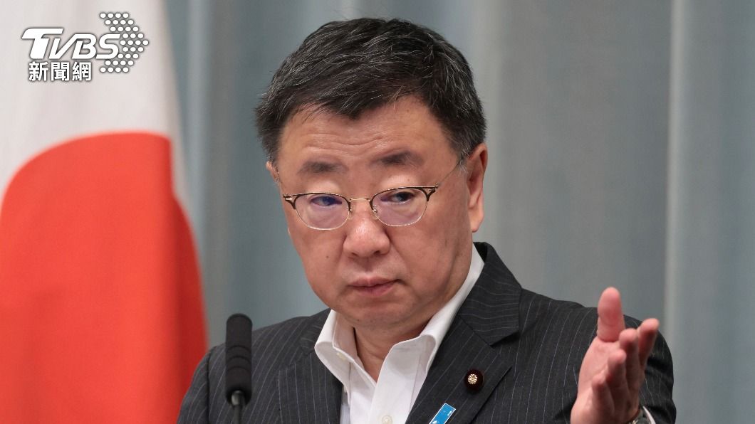 日本內閣官房長官松野博一表示，希望可以透過對話和平解決台灣問題。（圖／達志影像美聯社）