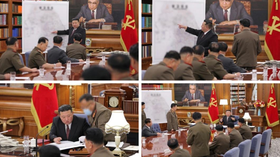 北韓中央軍事委員會9日召開會議。（圖／翻攝自NK NEWS 推特 @nknewsorg）