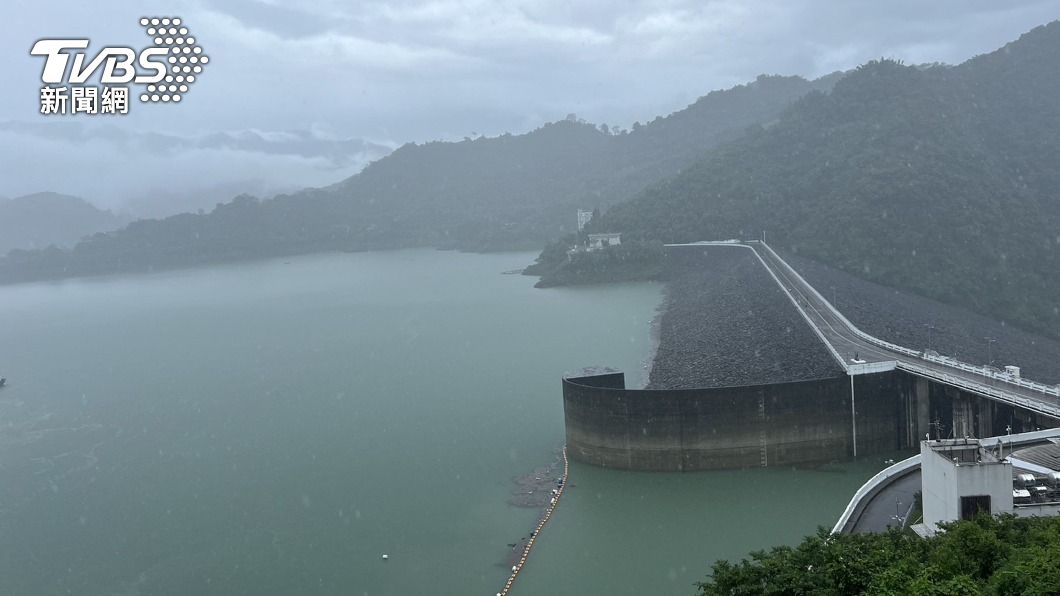 曾文水庫蓄水率持續增加。（圖／台南市水利局提供）　