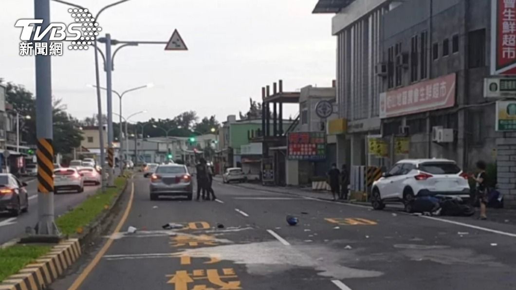 屏東枋山鄉台26線（11日）下午發生一起死亡車禍。（圖／TVBS）