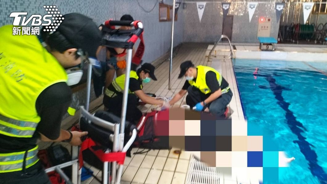 30歲男子在游泳池溺水。（圖／TVBS）