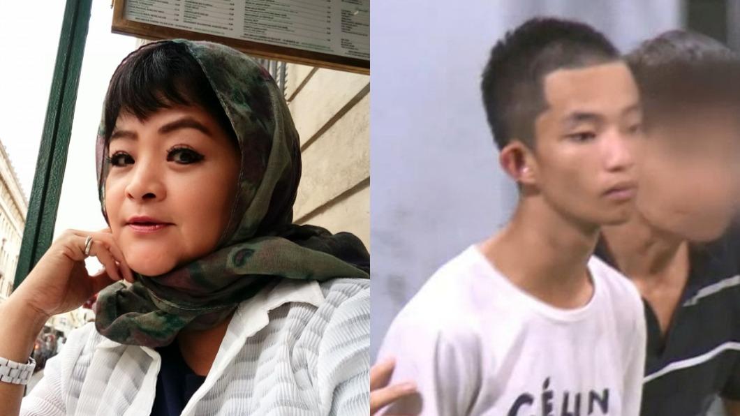 易寶宏（右）是資深藝人易淑寬（左）的獨子，目前已被移回一般監獄服刑。（圖／翻攝自易淑寬臉書、TVBS資料畫面）