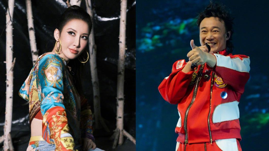 李玟（左圖）曾對抗《中國好聲音》賽制不公，陳奕迅也曾爆料節目有黑箱作業。（圖／翻攝自李玟、陳奕迅所長微博）