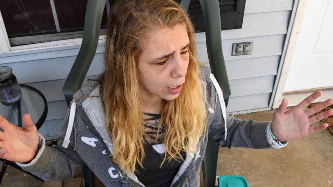 美國女子19歲時因吸毒過量出現幻覺而挖掉自己的眼睛。（圖／翻攝自@eGTCP　Twitter）