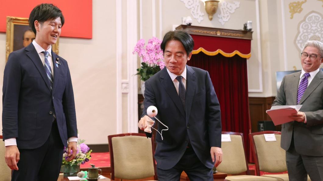 賴清德接見日本自民黨青年局海外研修團。（圖／總統府提供）
