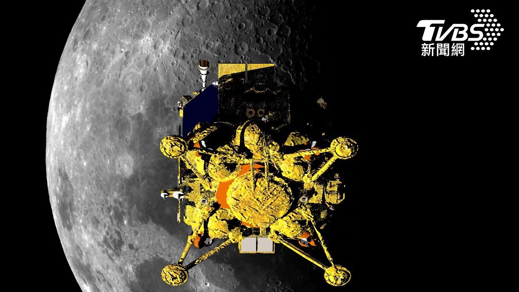 印度「月球飛船3號」登陸器在月球表面著陸成功。（示意圖／shutterstock達志影像） 