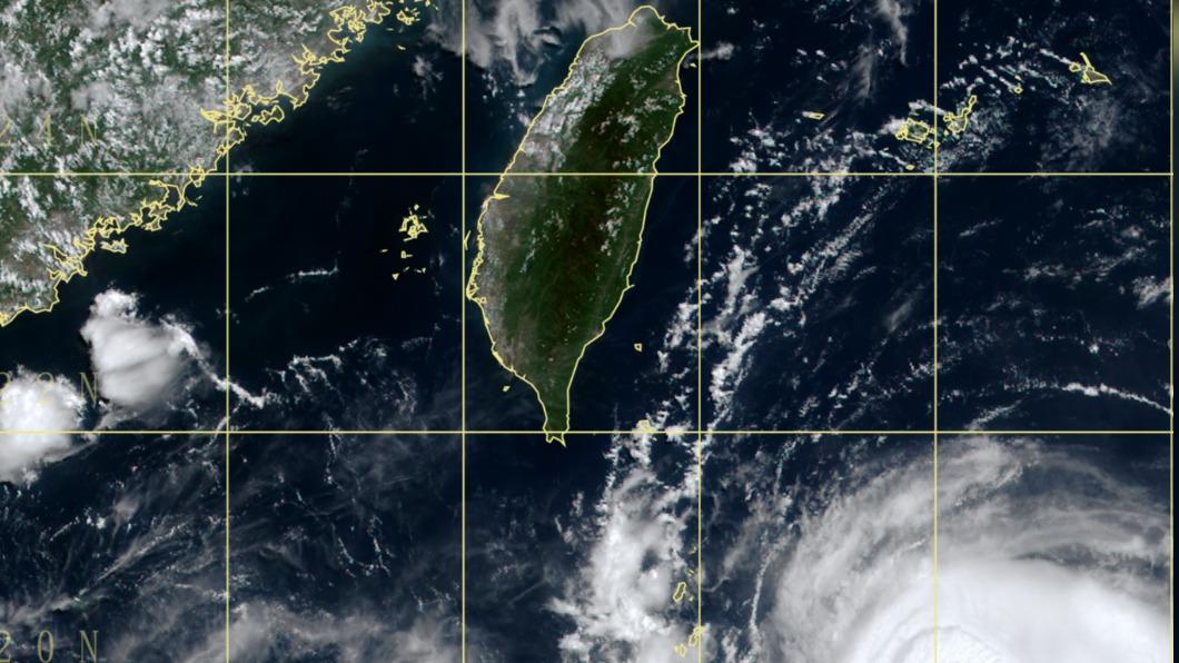 蘇拉颱風侵台機率持續上升。（圖／中央氣象局）