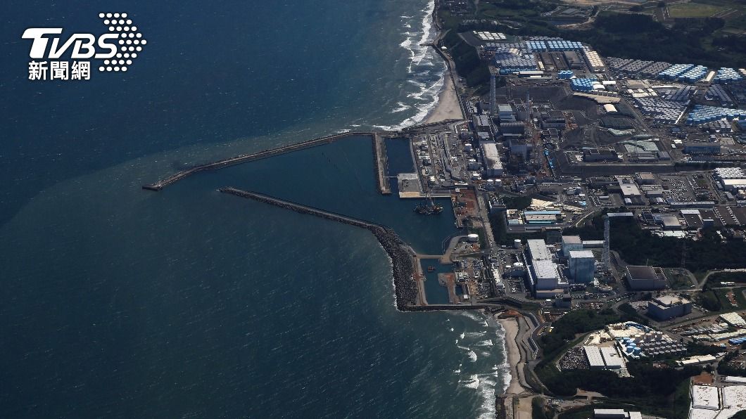日本於24日開始將福島核處理水排放入海。（圖／達志影像美聯社）