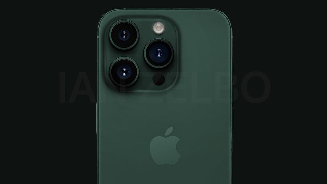 藝術家Ian Zelbo發表iPhone 15 pro高山綠新色。（圖／翻攝Ian Zelbo推特）
