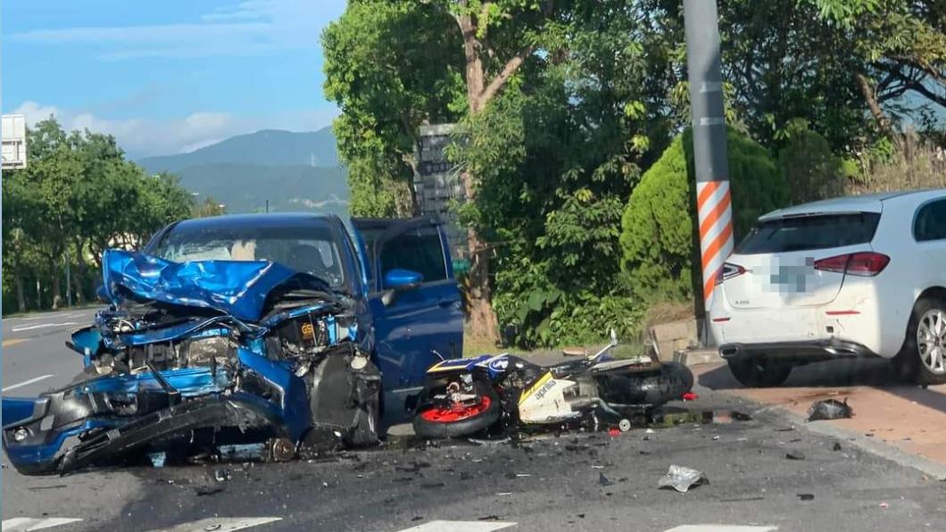 宜蘭礁溪發生死亡交通事故。（圖／翻攝自輕檔車俱樂部臉書）