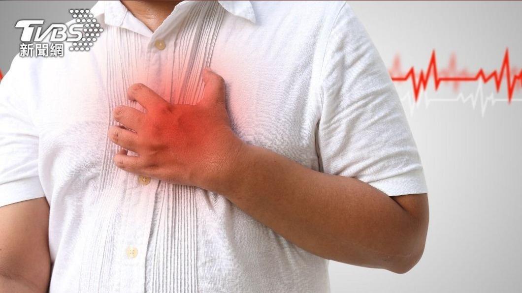 胸痛小心僵直性脊椎炎上身。（示意圖／Shutterstock達志影像）