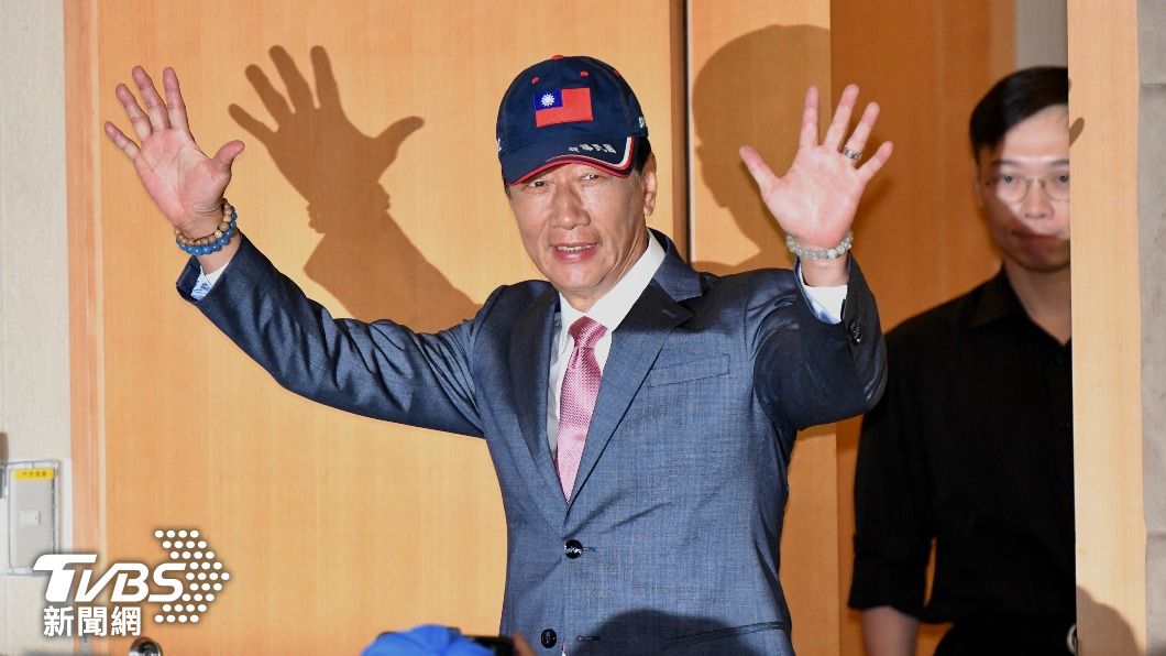 鴻海創辦人郭台銘宣布參選2024總統。（圖／胡瑞麒攝）