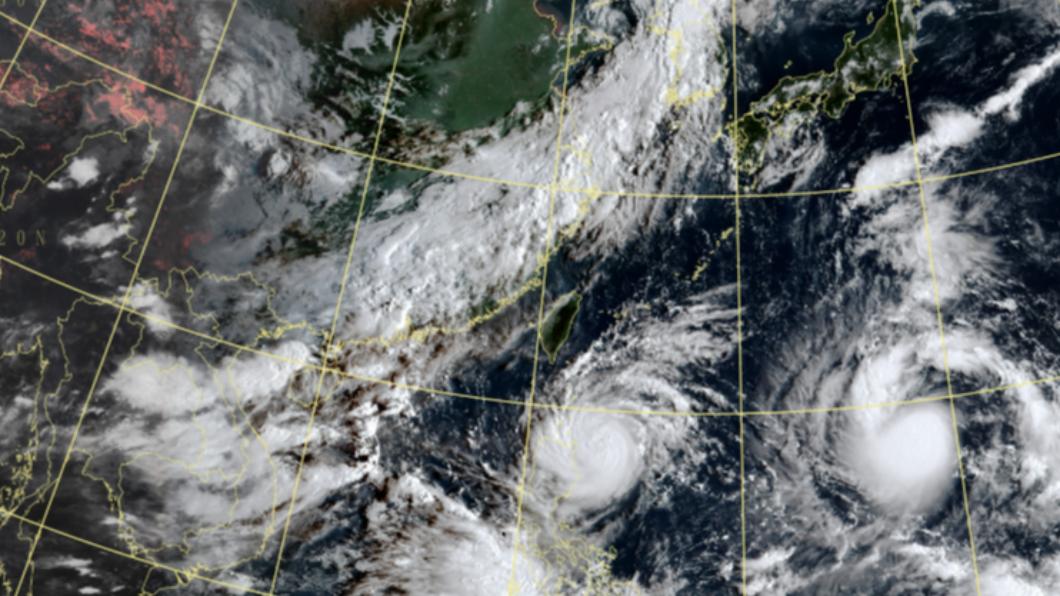 蘇拉颱風今（29）日下半天恐發陸上警報。（圖／翻攝自中央氣象局）