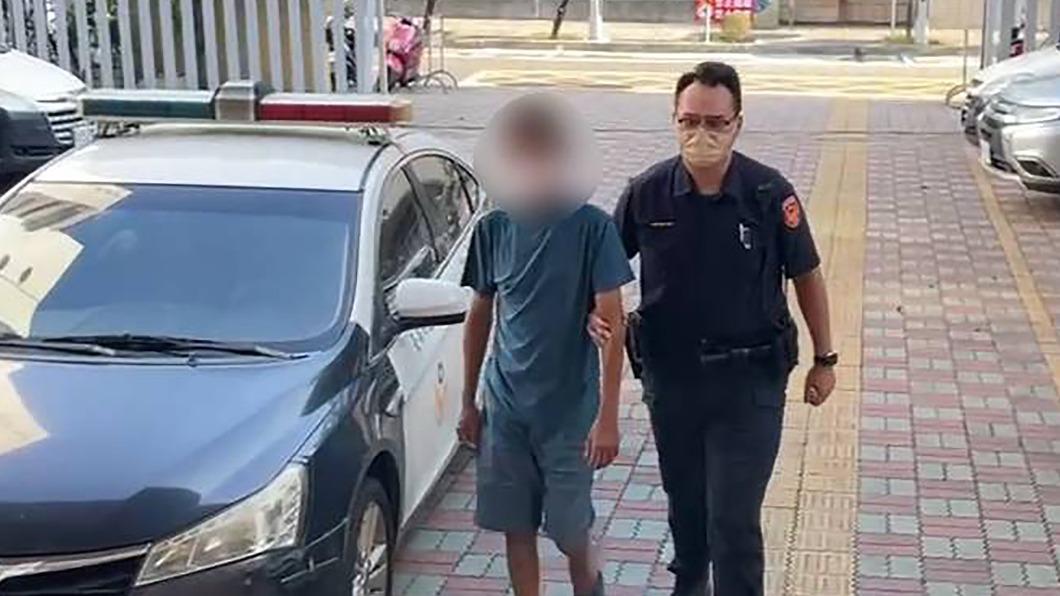 台南無業男攜繩壓油漆行老闆被逮送辦。（圖／台南市警局提供）