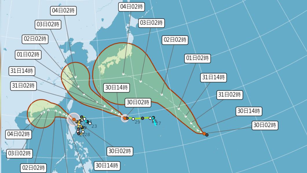 太平洋海面又將有個颱風生成。（圖／氣象局）