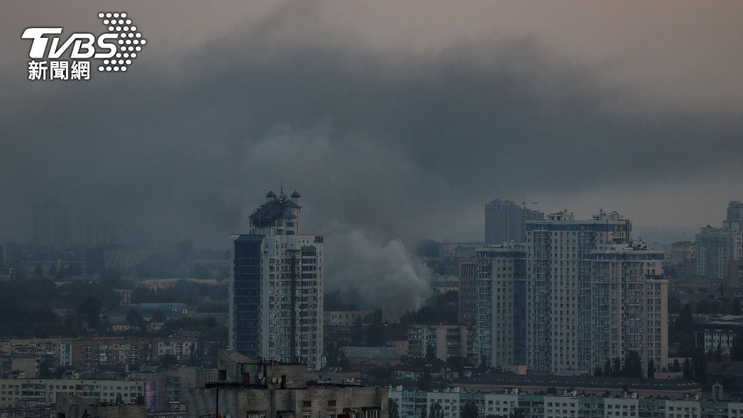 基輔今天再遇飛彈襲擊。（圖／達志影像路透社）