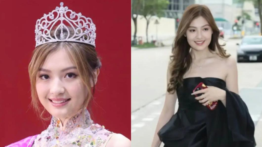 王怡然獲得2023年度香港小姐競選亞軍兼最上鏡小姐。（圖／翻攝自微博）