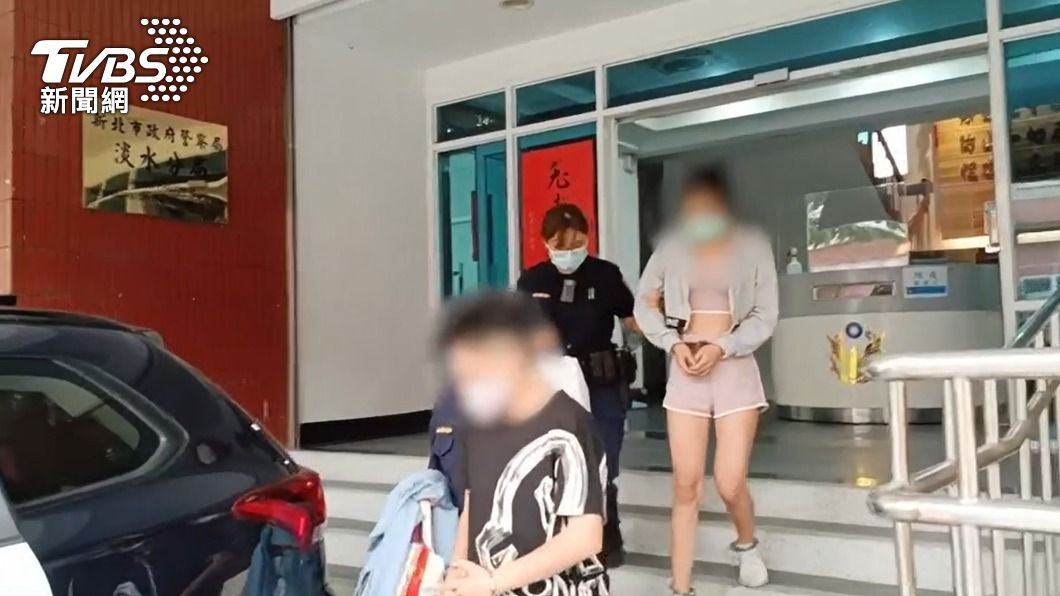 潘女與吳姓女友被警方移送法辦。（圖／TVBS）