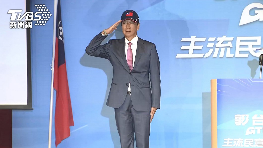 郭台銘點出台灣政治圈與建商的3大陋習，並自認「唯一敢跟建商大小聲」的總統參選人。（圖／TVBS）