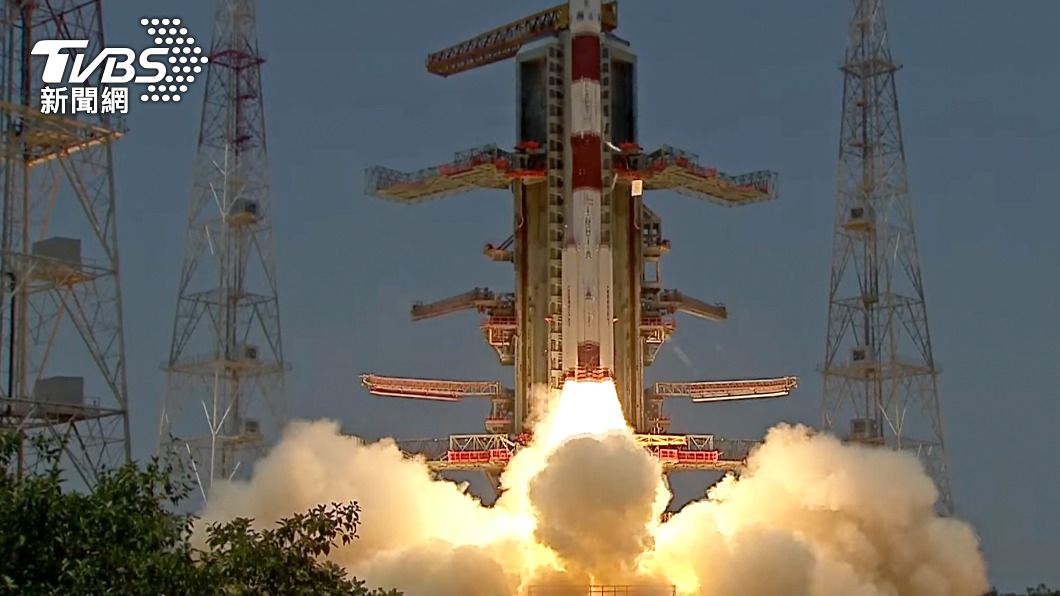 印度太陽探測器「太陽-L1號」發射成功。（圖／達志影像美聯社）