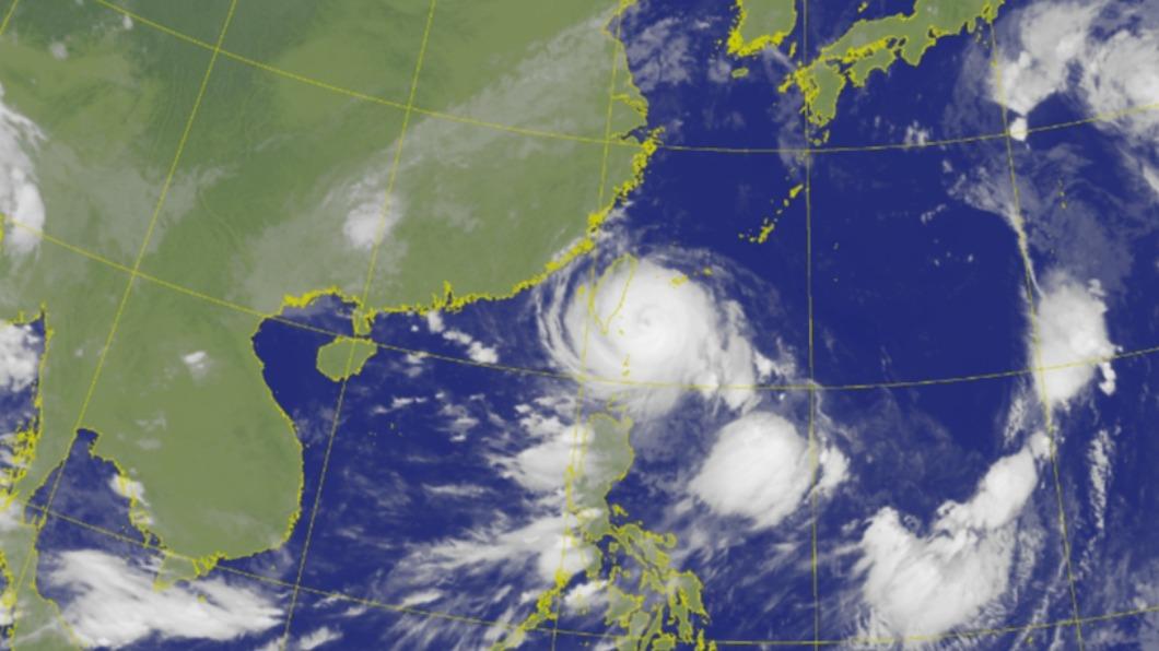 海葵颱風清晨5時暴風圈觸陸。（圖／中央氣象局）