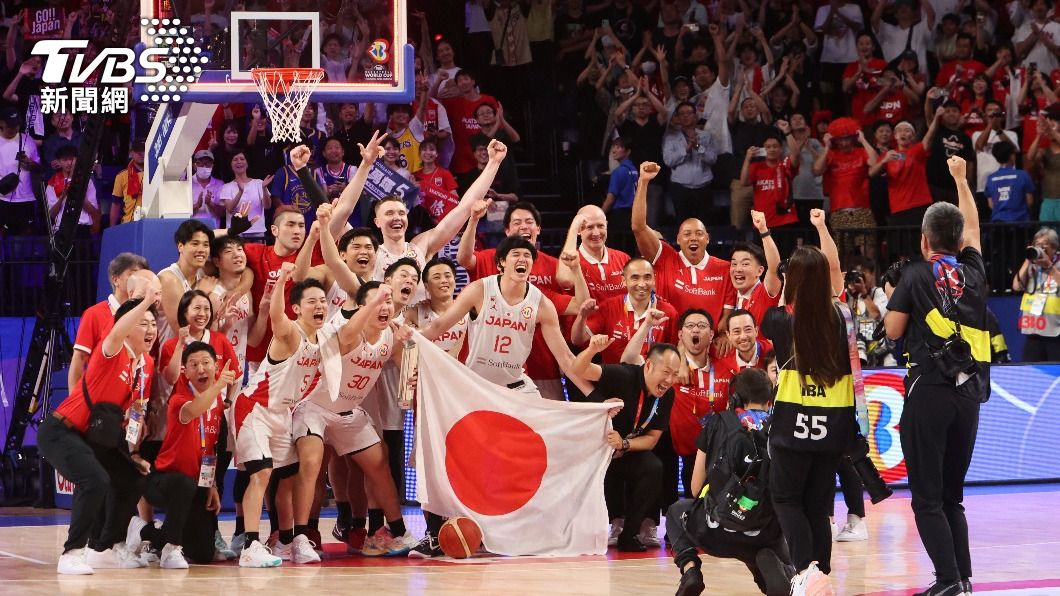日本男籃在世界盃排名賽擊敗對手維德角。（圖／達志影像美聯社）