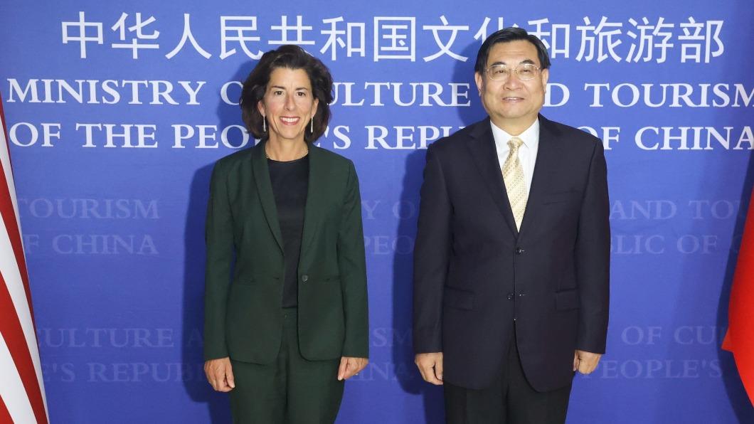 美國商務部長雷蒙多近期訪問中國。（圖／翻攝Gina Raimondo推特）