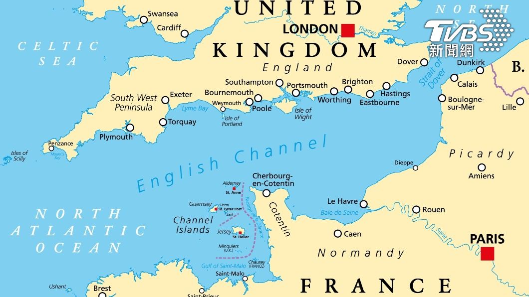 約有872名移民危險穿越英吉利海峽，創下今年記錄。(示意圖／達志影像Shutterstock)